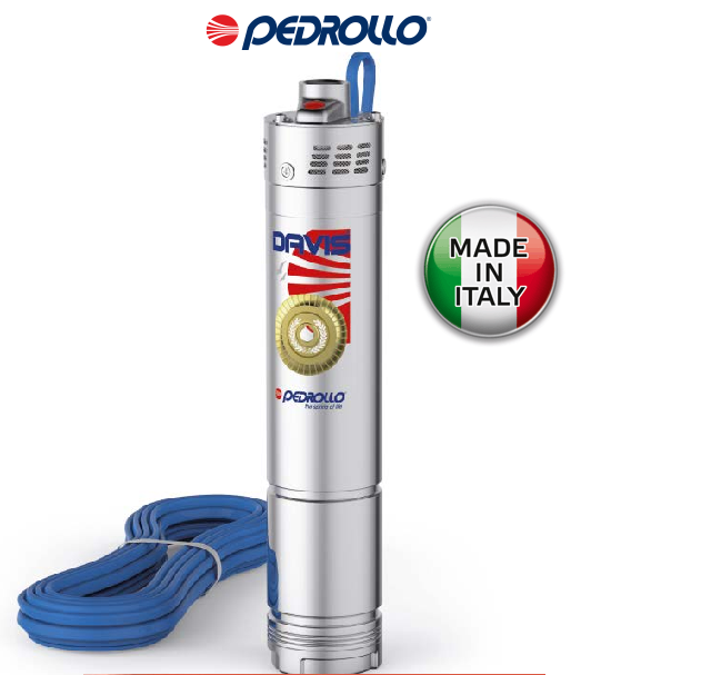 PEDROLLO DAVİS 220V 1 HP 4\'\' DALGIÇ POMPA