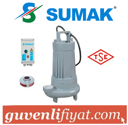 SUMAK SDT 20/3 2.2 HP 380W FOSEPTİK DALGIÇ POMPA