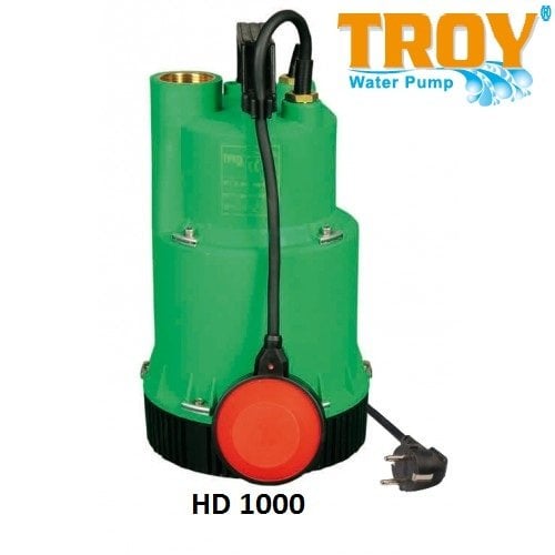 TROY HD 1000 650W PLASTİK GÖVDELİ DALGIÇ POMPA
