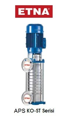 Etna  APS KO-ST 8/17-75     10Hp 380V  Komple Paslanmaz Çelik Dik Milli Çok Kademeli Santrifüj Pompa