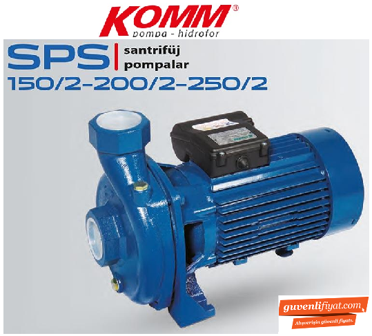 STAR SPS 200/2 M 2.HP 220V TEK KADEMELİ SANTRİFÜJ POMPA
