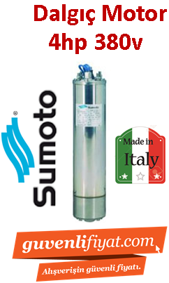 SUMOTO 4HP 380V Elektrik motoru İtalyan Malı (motor)