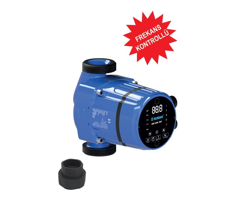 SUMAK SSP 25/6 INV FREKANS KONTROLLÜ SİRKÜLASYON POMPA 11/2'' (130) mm