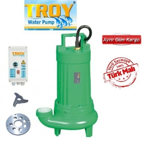 TROY HDBT 3000 2200W 380V BIÇAKLI FOSEPTİK DALGIÇ POMPA