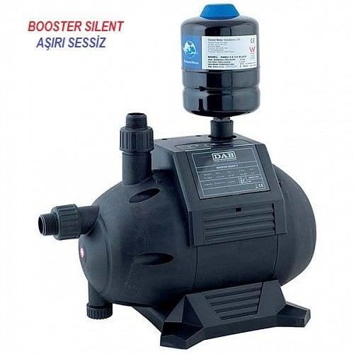 Dab Booster Silent 3 M / 0.75 HP 220V  3 Kademeli Kendinden Emişli Aşırı Sessiz Paket Hidrofor (67 db)