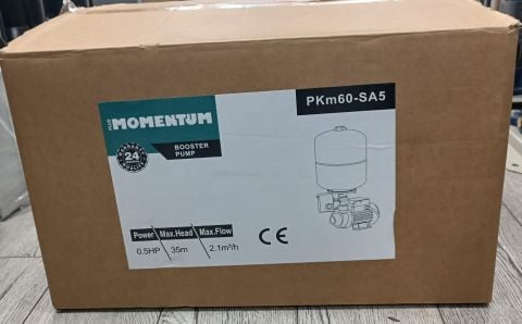 MOMENTUM PKm60/SA5 -0.5HP-220V- Preferikal Sürtme Fanlı Paket Hidrofor