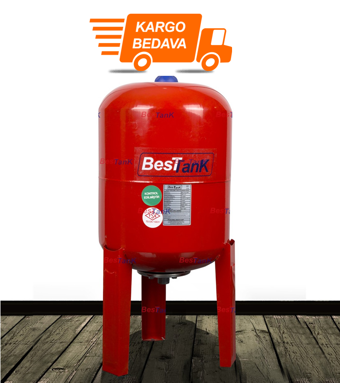 BEST 10 BAR 50 LT DİKEY AYAKLI TİP GENLEŞME TANKI