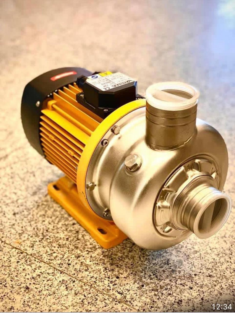 VORTEX  VO 350-15M  -1.5 HP-220V-  PASLANMAZ ÇELİK AÇIK FANLI SANTRİFÜJ POMPA - Aisi 316