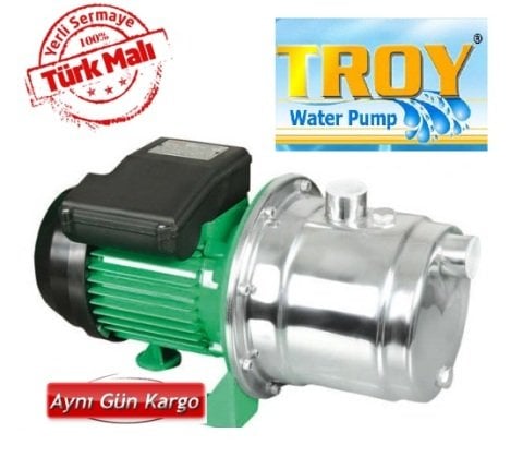 TROY HMINOX 20/4 220V 2 HP PASLANMAZ KADEMELİ SANTRİFÜJ POMPA
