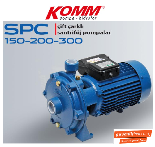 STAR SPC 200 T 2.HP 380V ÇİFT KADEMELİ SANTRİFÜJ POMPA