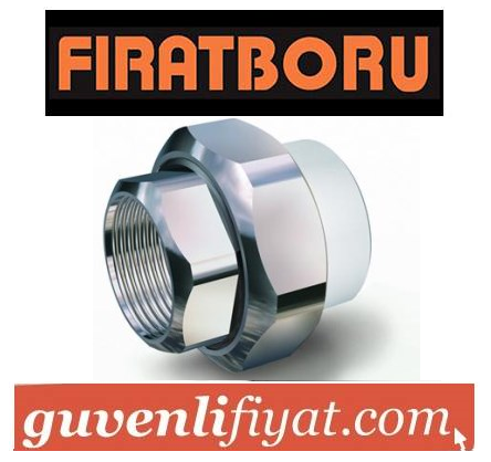 FIRAT 20x1/2 İÇ DİŞ OYNAR BAŞLIKLI PPRC RAKOR