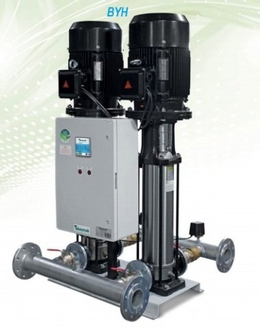 Dab 2BYH 15/6-55 T  2x7.5Hp 380V İki Pompalı Düşey Çok Kademeli Denge Tanksız Sessiz Komple Paslanmaz Çelik Paket Hidrofor