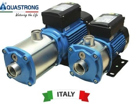 Aquastrong XHC 8-15/M      0.75kW 220V   Yatay Tip Kademeli Paslanmaz Çelik Gövdeli Pompa