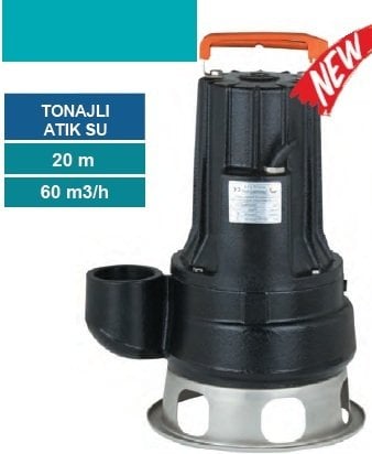MOMENTUM V30-11-2.2T - 3HP-380V- DÖKÜM GÖVDELİ TONAJLI PİS  SU  DALGIÇ  POMPASI