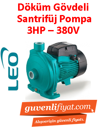 LEO AC220 3HP 380v Döküm Gövdeli Santrifüj Pompa