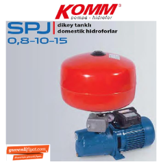 STAR SPJ 15 M 1.5 HP 220V DİKEY TANKLI DOMESTİK HİDROFOR
