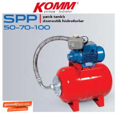 STAR SPP-Y 70 M 0.75 HP 220V 24 LT YATIK TANKLI DOMESTİK HİDROFOR