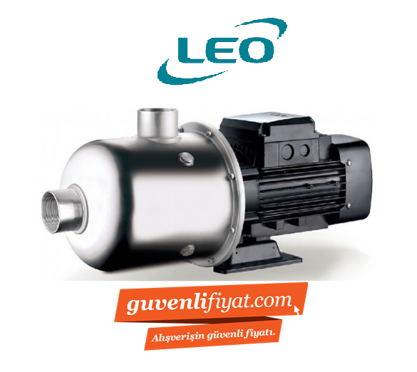 LEO EDH 20-30 5.5 HP 380V YATAY PASLANMAZ ÇELİK ÇOK KADEMELİ POMPA