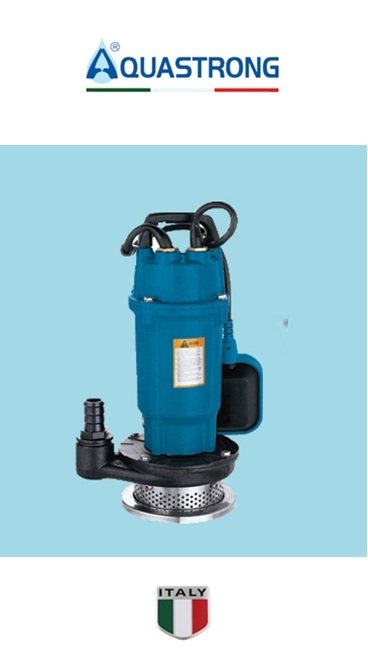 Aquastrong QDX 15-14-1.1A        1.1kW 220V  Döküm Gövdeli  Drenaj Dalgıç Pompa (Keson Kuyu)