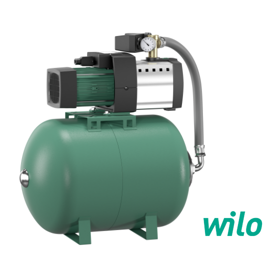 WİLO HİMULTİ 3H50-45P - 0,8 KW 220V YATAY TANKLI PAKET HİDROFOR