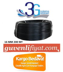16 mm 200 MT DELİKSİZ DAMLAMA BORUSU