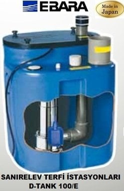 Ebara D-TANK 100/E  Foseptik Atık Su Tahliye Pompası (SANIRELEV TERFİ İSTASYONLARI)