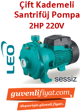 LEO 2ACM150 2hp 220v Çift Kademeli Santrifüj Pompa