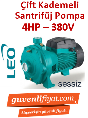 LEO 2ACM300H 4hp 380v Çift Kademeli Santrifüj Pompa