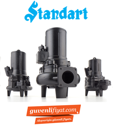 Standart C 50-160 VX 2.2kw-3hp Açık Fanlı Foseptik Pis Su Dalgıç Pompa