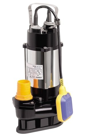 DUFFMART  V1100F-A  - 1.5 HP- 220V - Pis Su Foseptik Parçalayıcılı Açık Fanlı Dalgıç Pompa