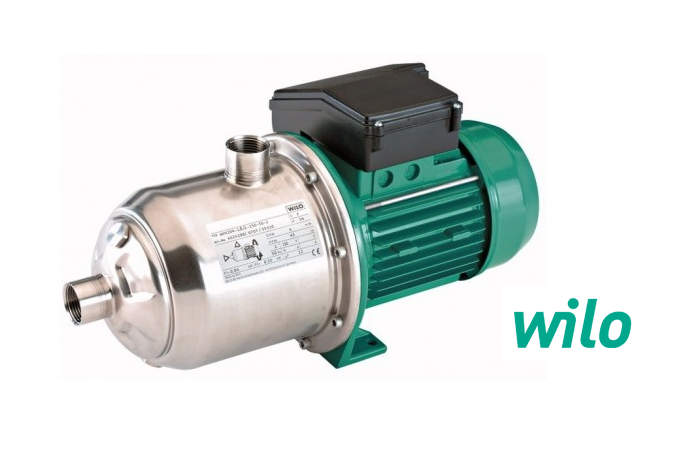 WİLO MHI 404 M -  0,75 KW (11/4''/1'' ) ÇOK KADEMELİ PASLANMAZ ÇELİK SANTRİFÜJ POMPA