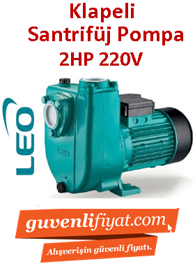 LEO XHSM 2000 2hp 220v 2'' Çıkışlı Kendinden Emişli Santrifüj Pompa