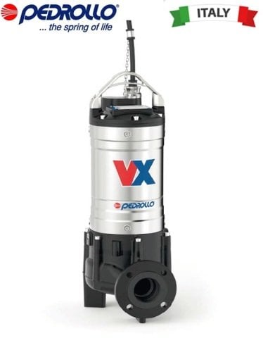 Pedrollo  VX 55/40    5.5Hp 380V  Epoksi Döküm Gövdeli Foseptik Atık Su Dalgıç Pompa