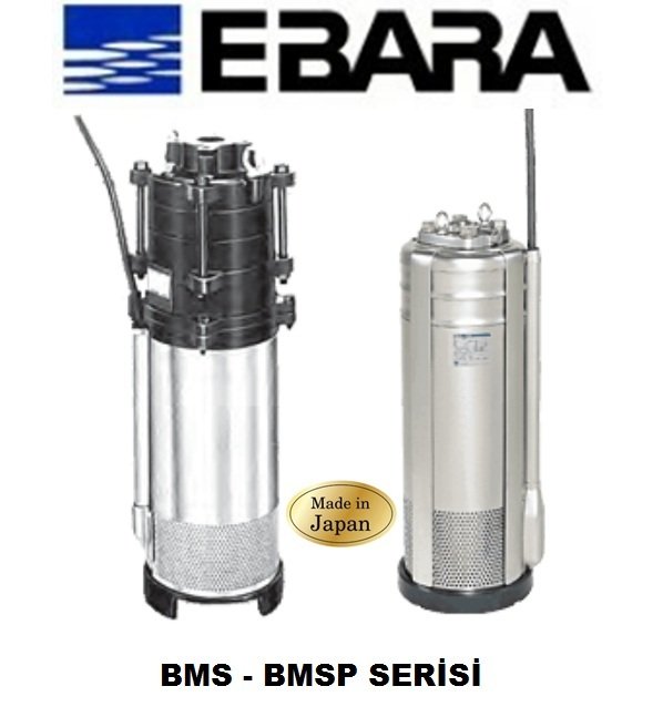 Ebara 50 BMSP457.5A   10Hp 380V  Paslanmaz Çelik Büyük Ölçekli Temiz Su Drenaj Dalgıç Pompa