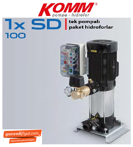 STAR 1 SD 100/7 T 7.5 HP 380V DİK MİLLİ TEK POMPALI SESSİZ HİDROFOR