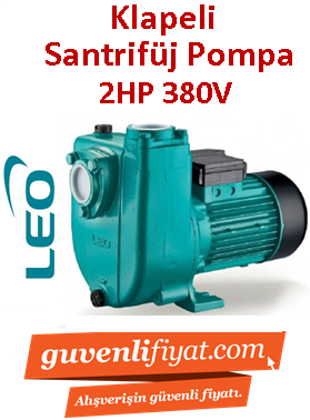 LEO XHS 2000 2hp 380v 2'' Çıkışlı Kendinden Emişli Santrifüj Pompa