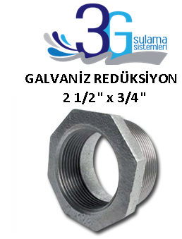 2 1/2 X 3/4 GALVANİZ REDÜKSİYON
