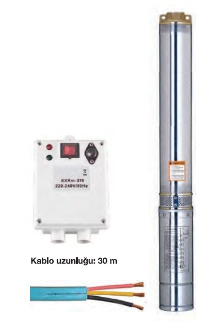 MOMENTUM 4XRm4/14-1.1 - 1.5HP- 220V-  4''  DALGIÇ POMPA (PANO+30 MT KABLO)