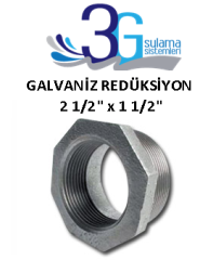 2 1/2 X 1 1/2 GALVANİZ REDÜKSİYON