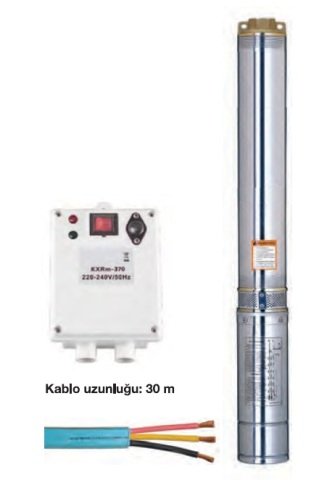 MOMENTUM 4XR4/14-1.1 - 1.5HP- 380V-  4''  DALGIÇ POMPA (PANO+30 MT KABLO)