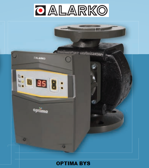 ALARKO OPTIMA BYS 4/10  FLANŞLI  TİP FREKANS KONTROLLÜ SİRKÜLASYON POMPASI - GRAFİK EKRAN