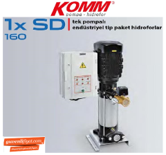 STAR 1 SD 160/7 T 15 HP 380V DİK MİLLİ TEK POMPALI ENDÜSTRİYEL TİP HİDROFOR