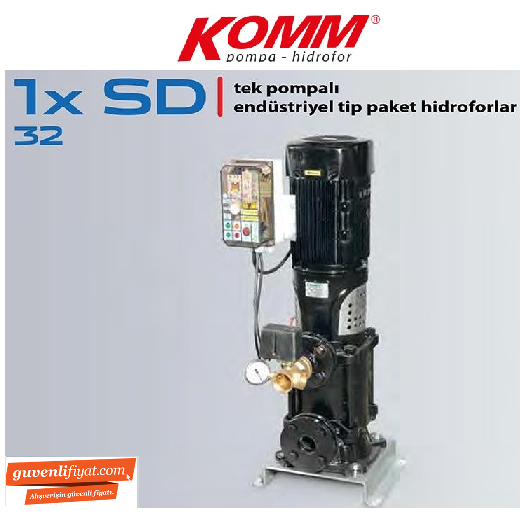STAR 1 SD 32/8 20.HP 380V DİK MİLLİ TEK POMPALI ENDÜSTRİYEL TİP HİDROFOR