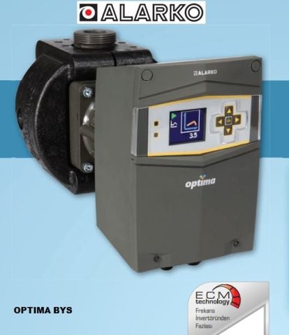 ALARKO OPTIMA BYS 3/7-180  DİŞLİ TİP FREKANS KONTROLLÜ SİRKÜLASYON POMPASI  - EKRANSIZ