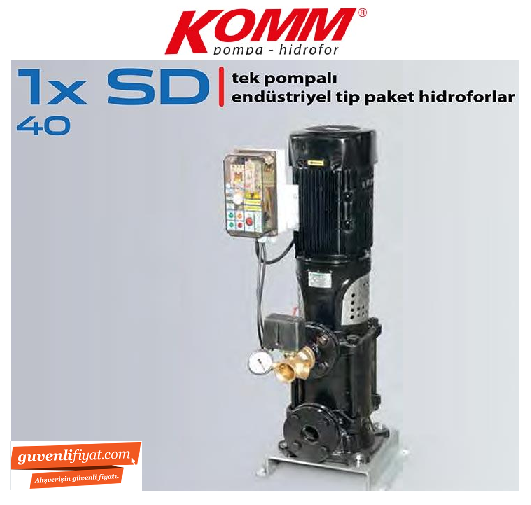 STAR 1 SD 40/5 25.HP 380V DİK MİLLİ TEK POMPALI ENDÜSTRİYEL TİP HİDROFOR