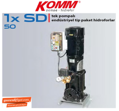 STAR 1 SD 50/1 15.HP 380V DİK MİLLİ TEK POMPALI ENDÜSTRİYEL TİP HİDROFOR