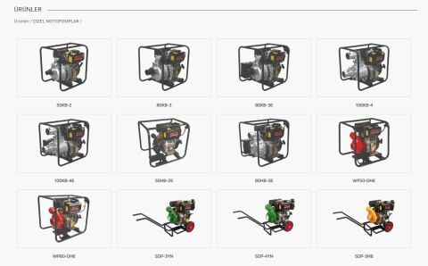 SOLAX 100KB-4 10 HP   4'' İPLİ DİZEL SU MOTORU (MOTOPOMP)