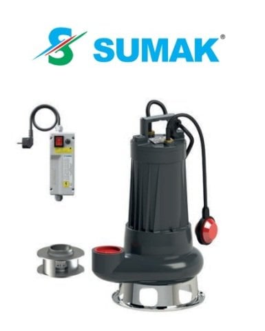 Sumak SDF30/2.5   3Hp 220V  Foseptik Dalgıç Pompa