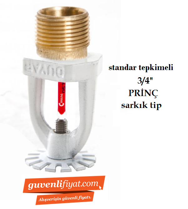 STANDART TEPKİMELİ 79 C 3/4'' PRİNÇ PENDENT (SARKIK) SPRİNK