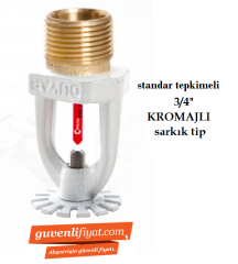 STANDART TEPKİMELİ 57 C 3/4'' KROMAJLI PENDENT (SARKIK) SPRİNK